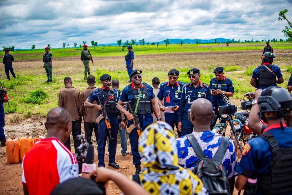 NSCDC Arrests Six Suspected Oil Pipeline Vandals in Abuja