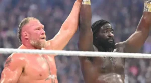 Nigerian Wrestler Oba Femi Stuns Brock Lesnar At WWE SummerSlam
